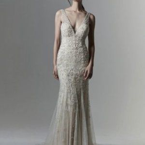 Sottero and Midgley #Bentley by Maggie Sottero Beaded Sheath Wedding Gown